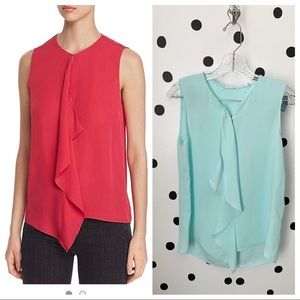 MAKE OFFER🆕ELIE TAHARI PERNILLA BLOUSE S